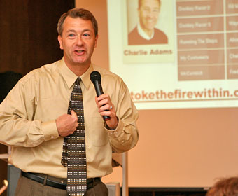 charlie adams motivational speaker